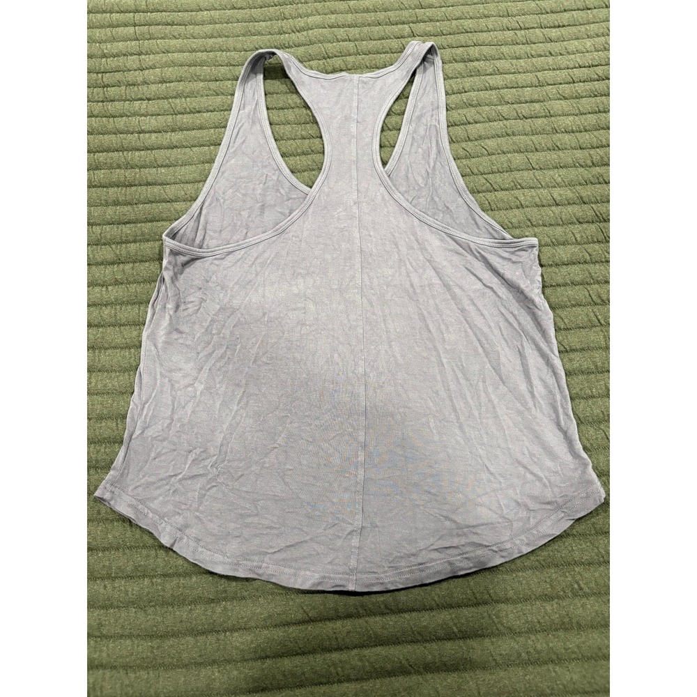 Alphalete Aspire Tank Womens Grey Charcoal Size Large Soft Stretch Racerback - Picture 2 of 3